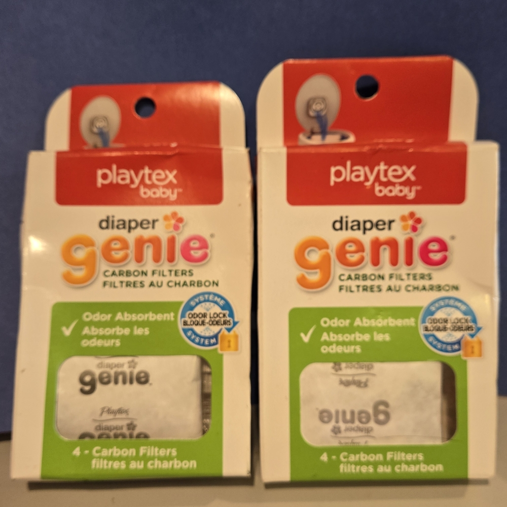 Playtex Diaper Genie Carbon Filters - White and Orange